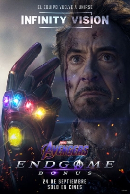 Póster para Avengers Endgame: Bonus Infinity Vision SUB